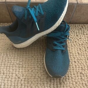 Adidas Boost Dark Teal Athletic Sneakers